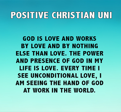 Positive Christian UNI - Positive Thinking Network - Positive Thinking Doctor - David J. Abbott  M.D.